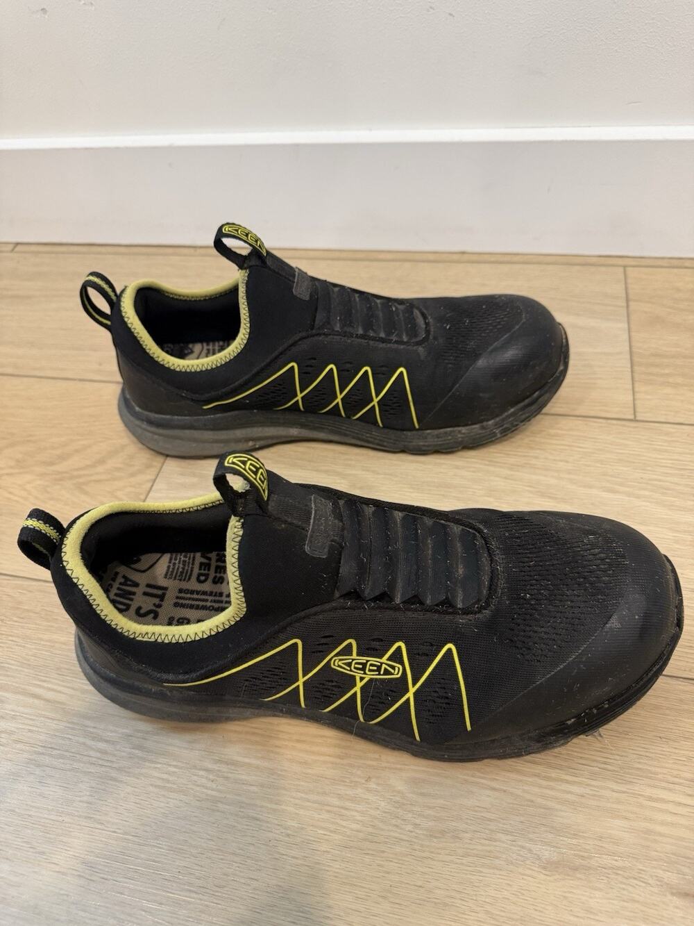 Keen Vista Energy Shift Mens Utility Work Shoes Size 10.5 Black Composite Toe